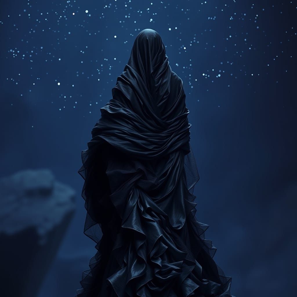 Midnight Goddess Shatters Reality with Ethereal Presence