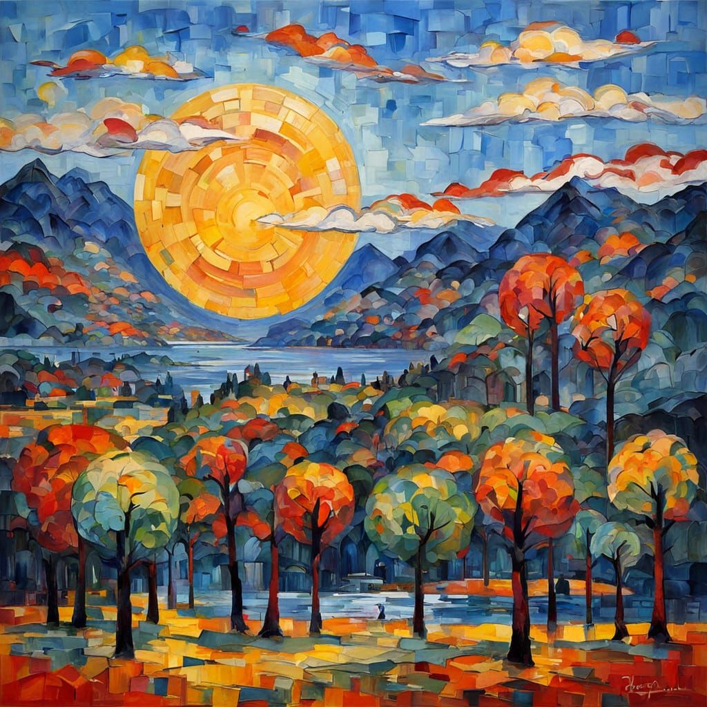 Abstract Expressionist Impression: Eclectic Art