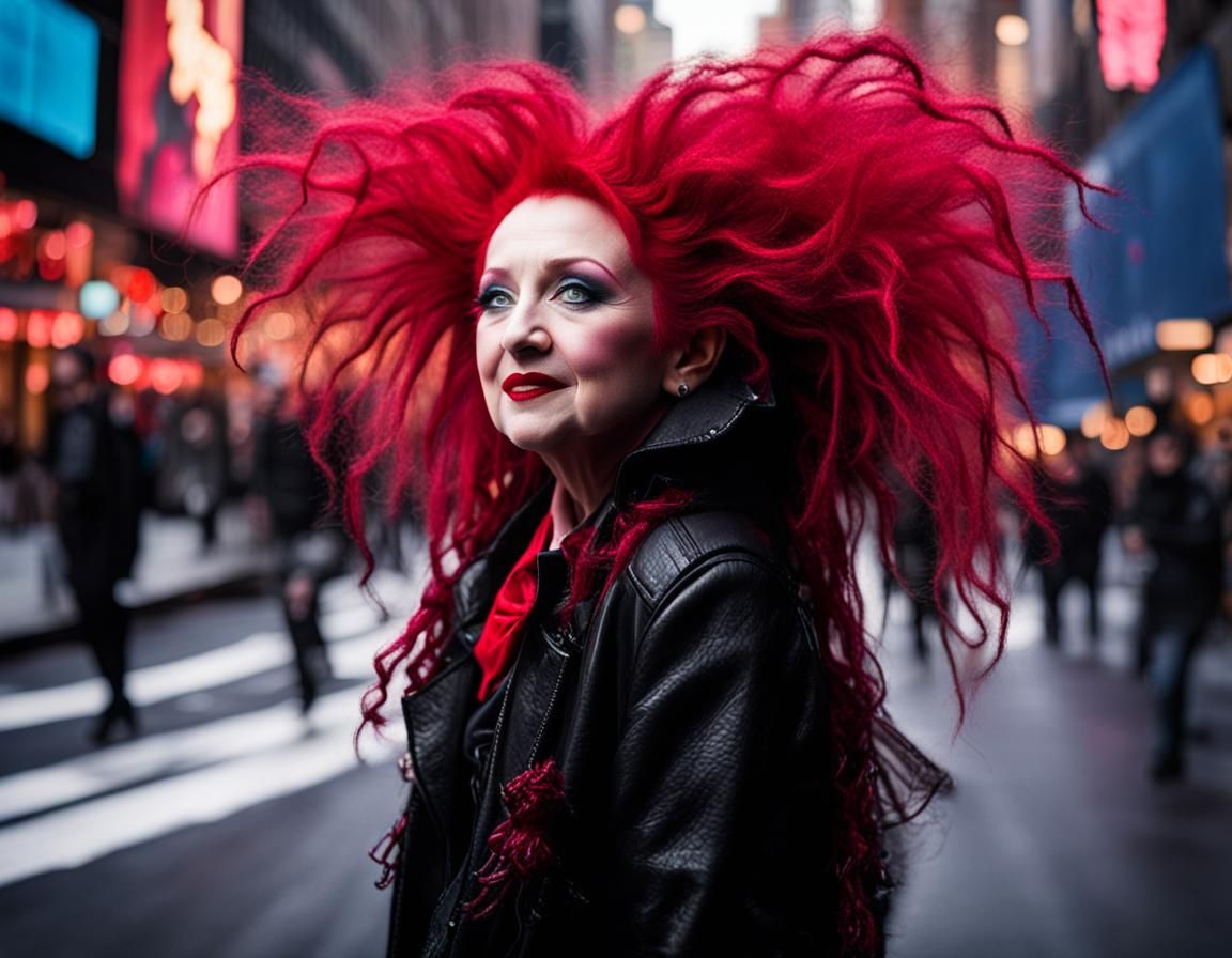 Scarlet Witch in New York, Tim Burton Style