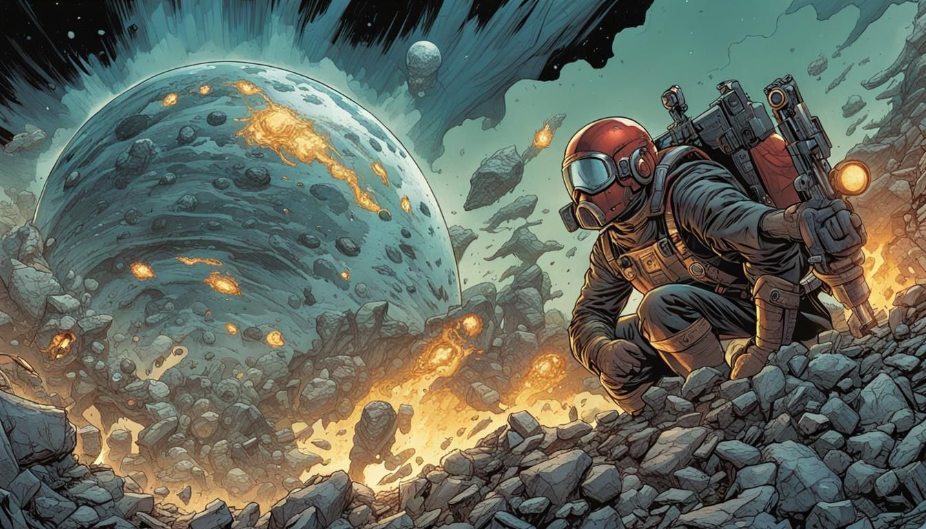 Recycling Superhero Saves the World: Comic Book Art