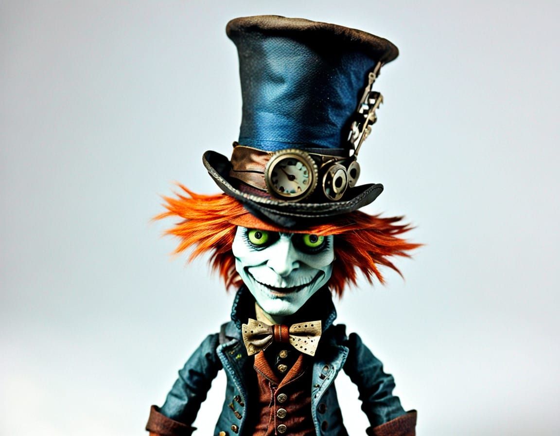 Steampunk Hatter in Stop Motion Style