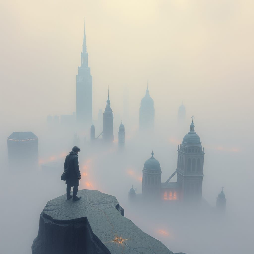 Ethereal Cartographer Sketches Grief in Translucent Cities