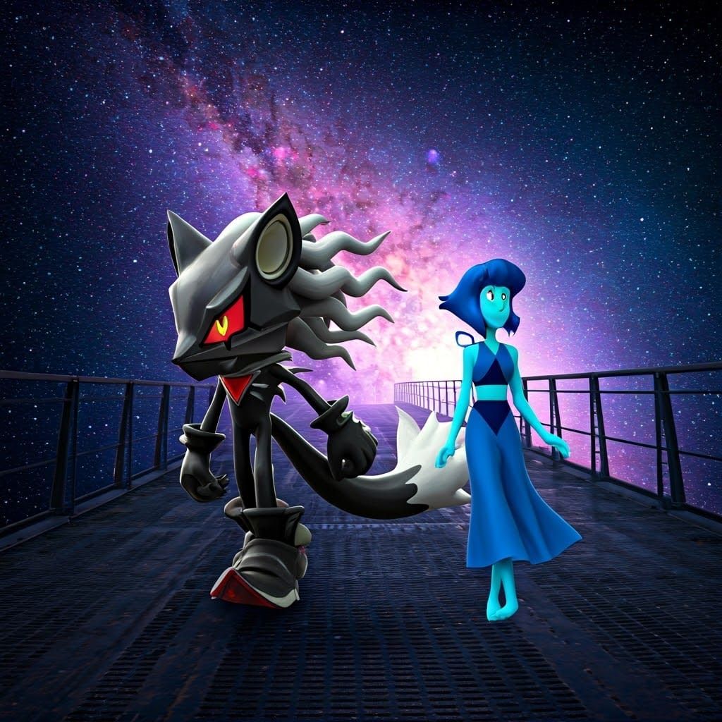 Sonic Antagonist Infinite and Steven Universe Water Gem Lapi...