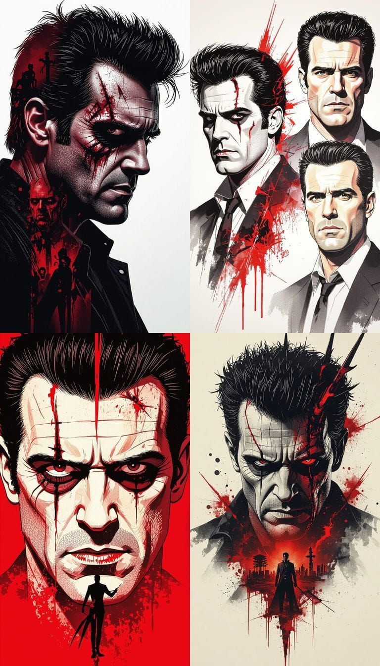 Hellraiser vs. Evil Dead Crossover Art