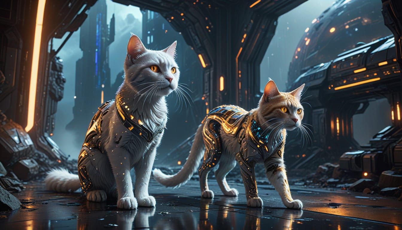 Regal Couple Embarks on Futuristic Space Odyssey in Crystal...