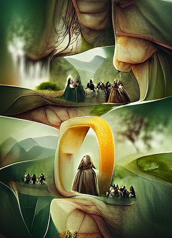 Fellowship of the Ring: Digital Art Illustration