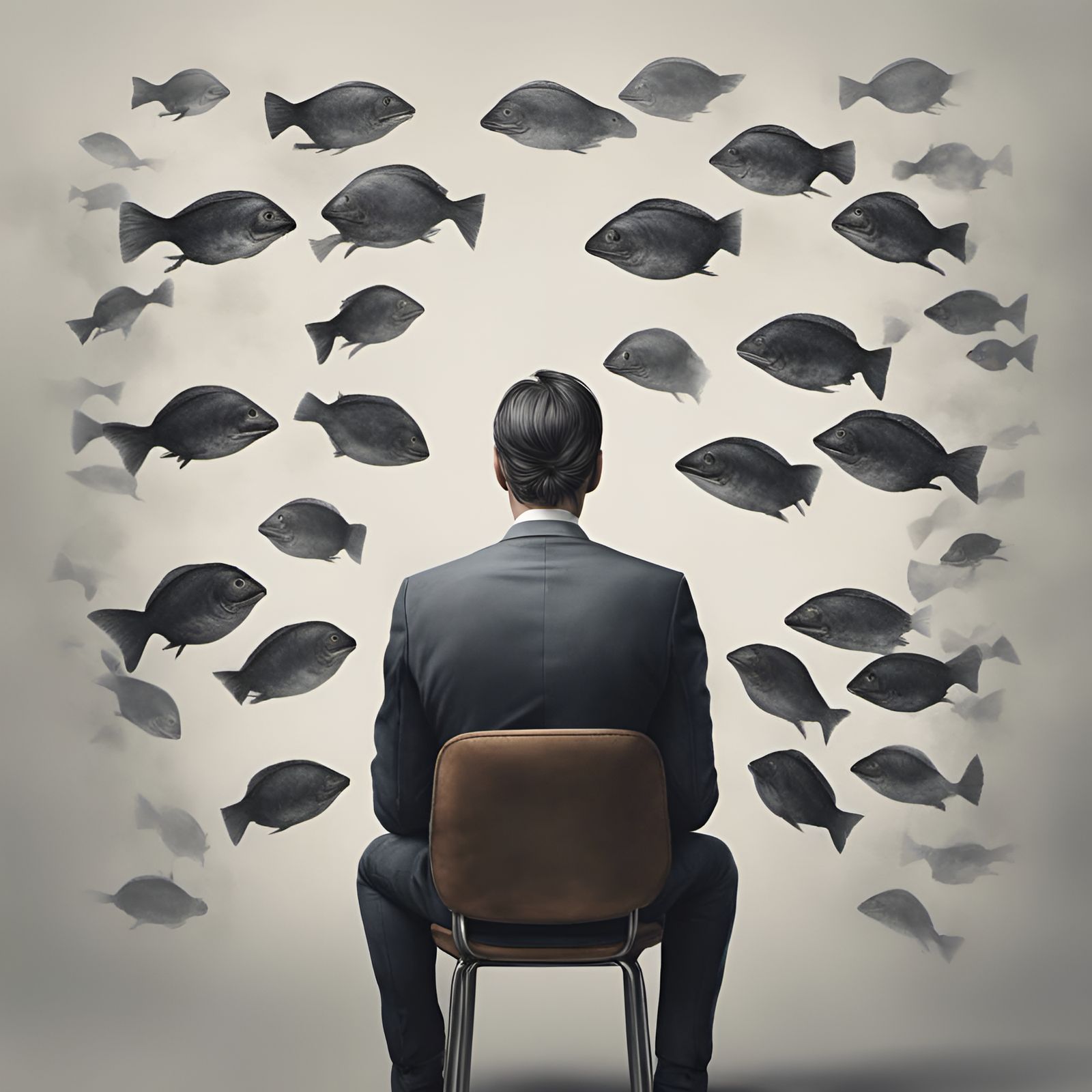 Hyperrealistic Visual Representation of Imposter Syndrome