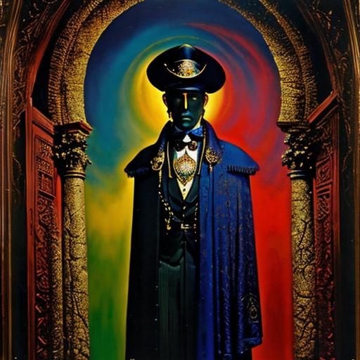 Surrealist Rivers of Babylon in Triadic Colors