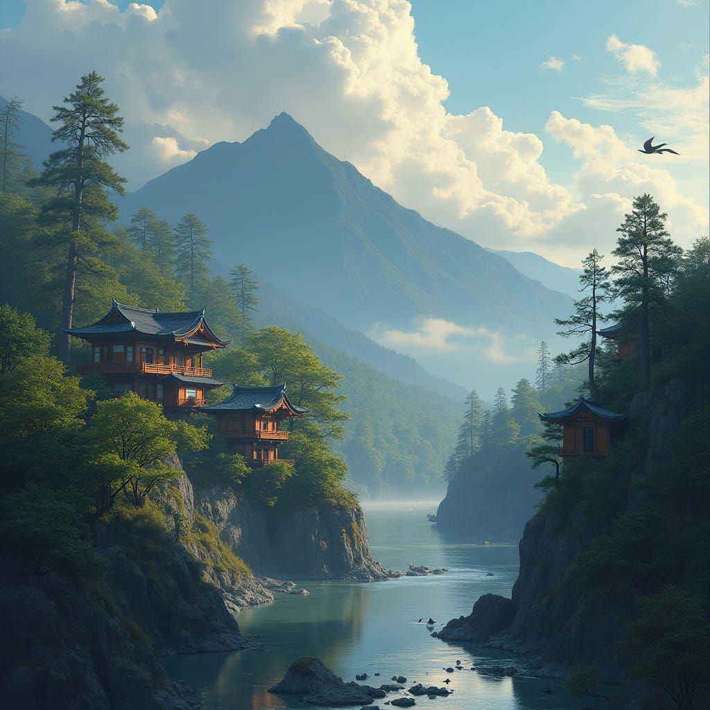 Dreamy Japanese Fantasies in Soft Pastel Colors