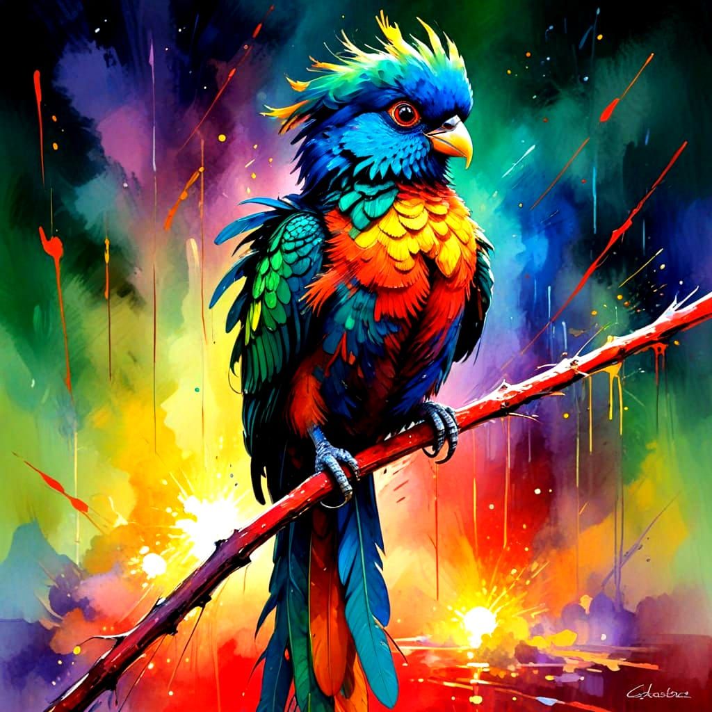 Majestic Quetzal Shines on Red Carpet at Oscars