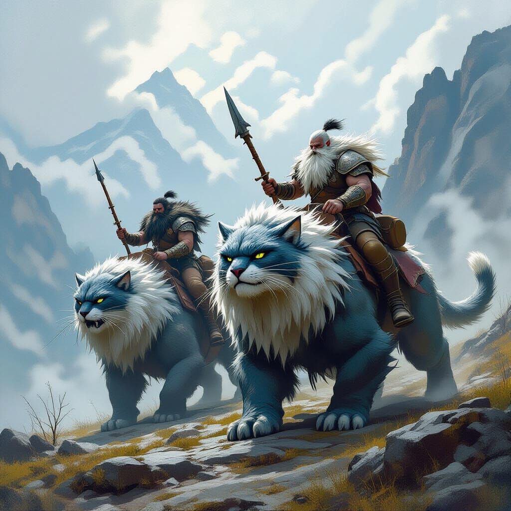 Trolls on Moor Cats Battle on Misty Mountain