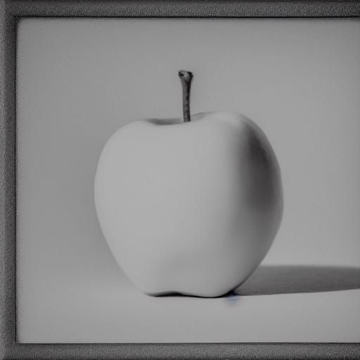 Ethereal Black and White Still Life in Film Noir Style