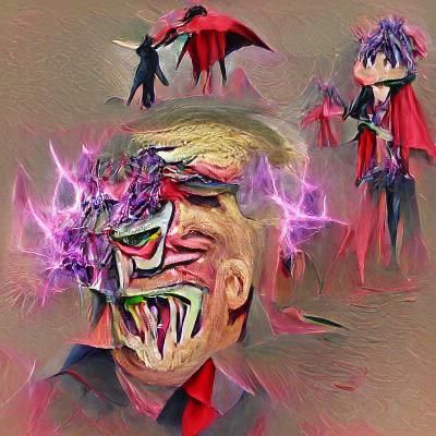 Abstract Manifestation of Madness and Chaos