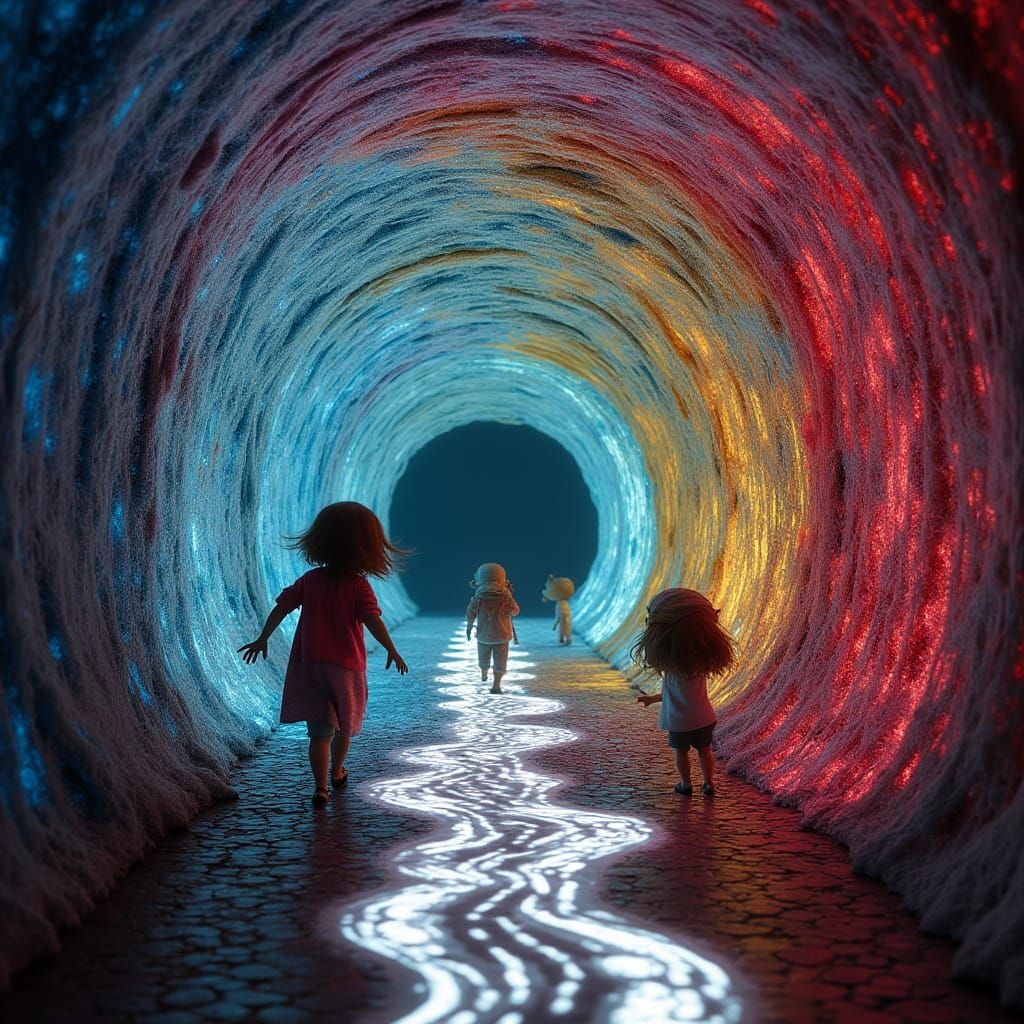 Odd Critters Textile White Silhouettes