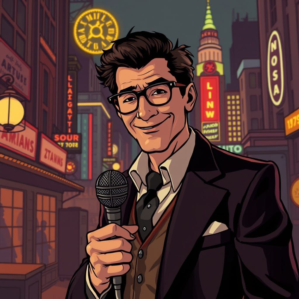 Charismatic Figure Reports Live from Vintage-Inspired Citysc...