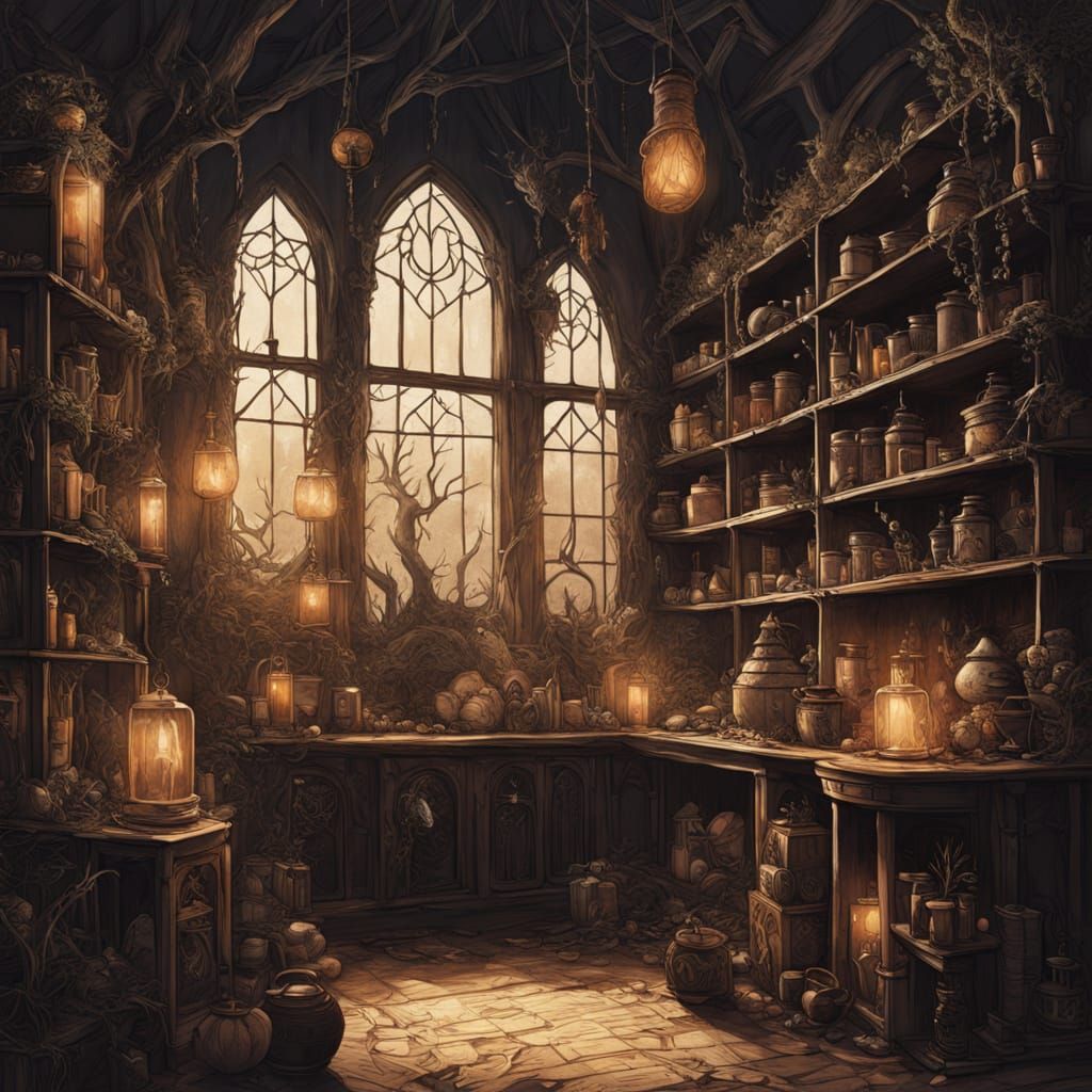 Earthly Mystic's Enchanted Sanctum