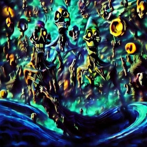 Surreal Banana Humanoid Flees Wonderland Suburbia