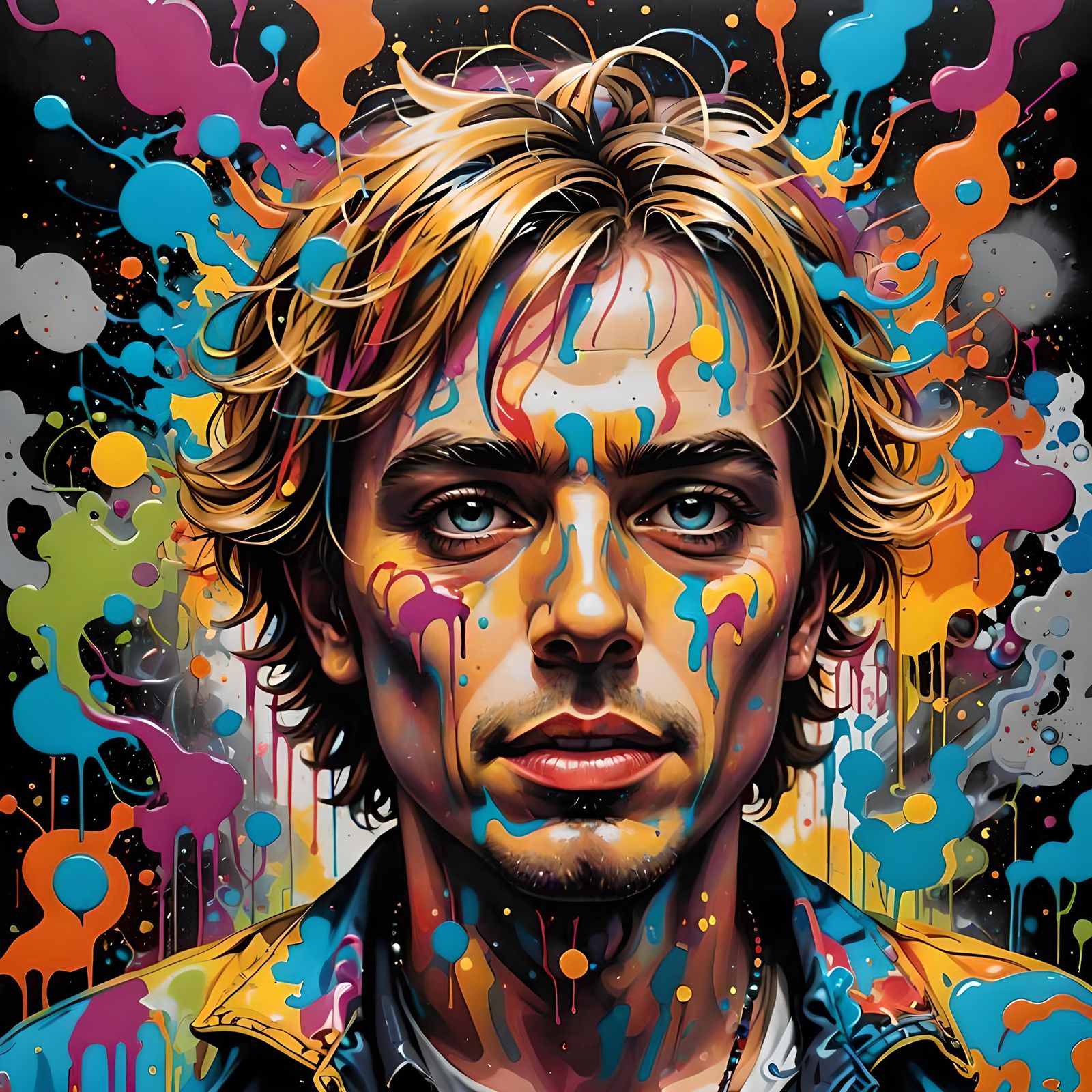 LSD: My Problem Child in Graffiti Splash Art