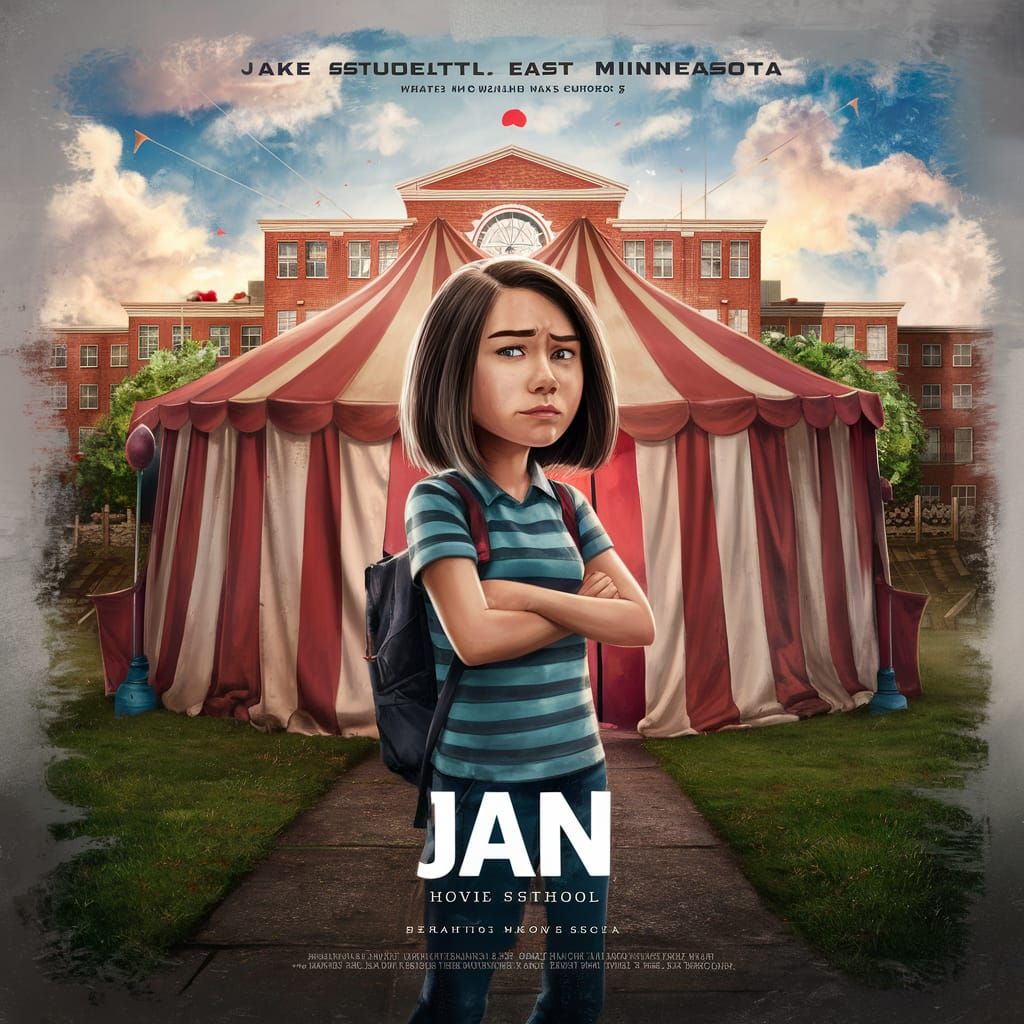 Young Student Jan Steals the Spotlight in Whimsical High Sch...