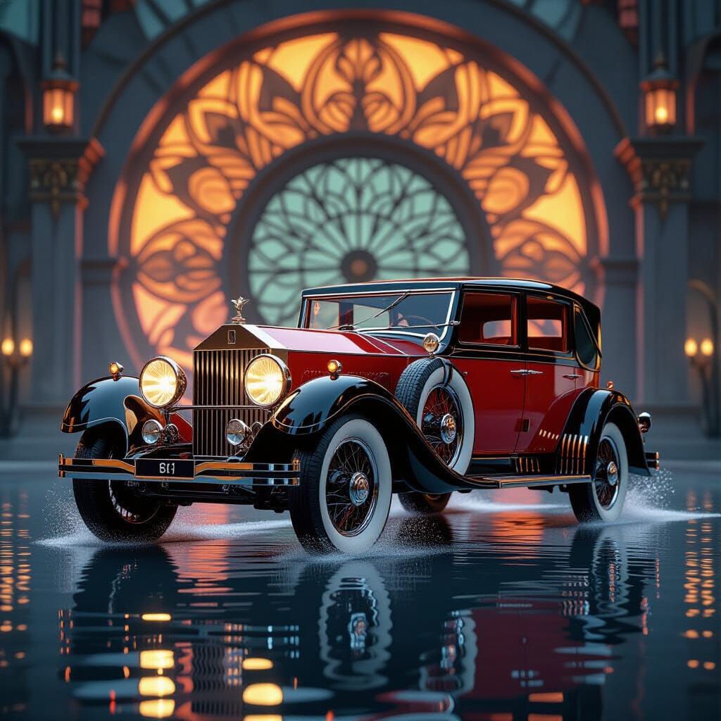 1925 Rolls-Royce Phantom I in Art Nouveau Style