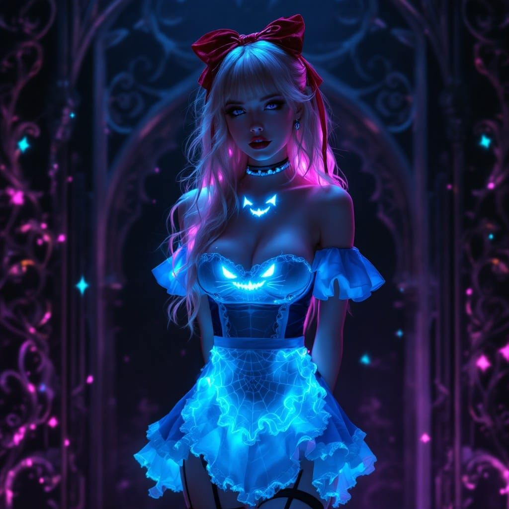 Ethereal Goth Alice in Wonderland