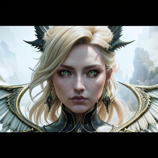 Deity Fusion: A Hyper-Realistic Dark Fantasy Portrait