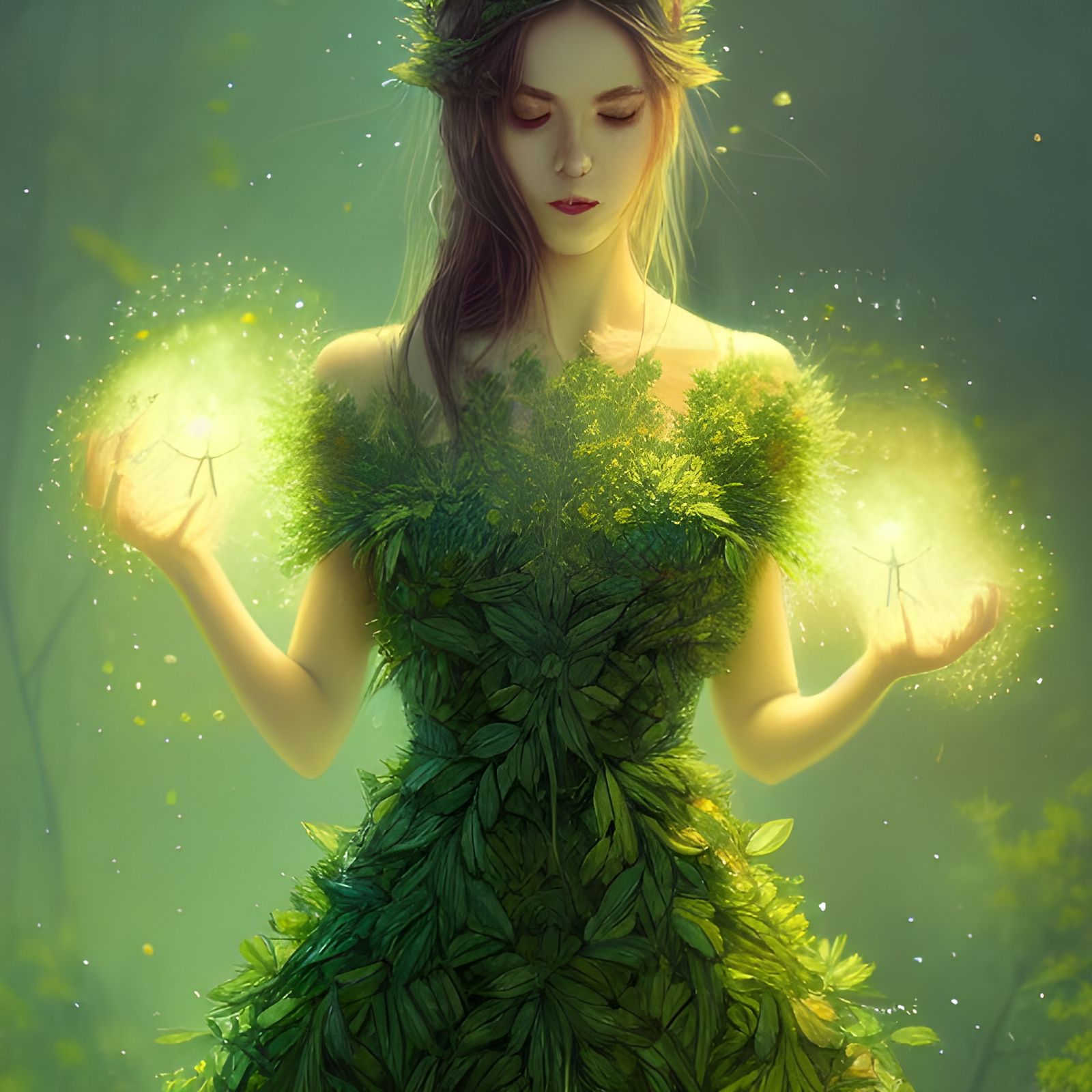 Mother Nature in Hyper-Detailed Digital Art