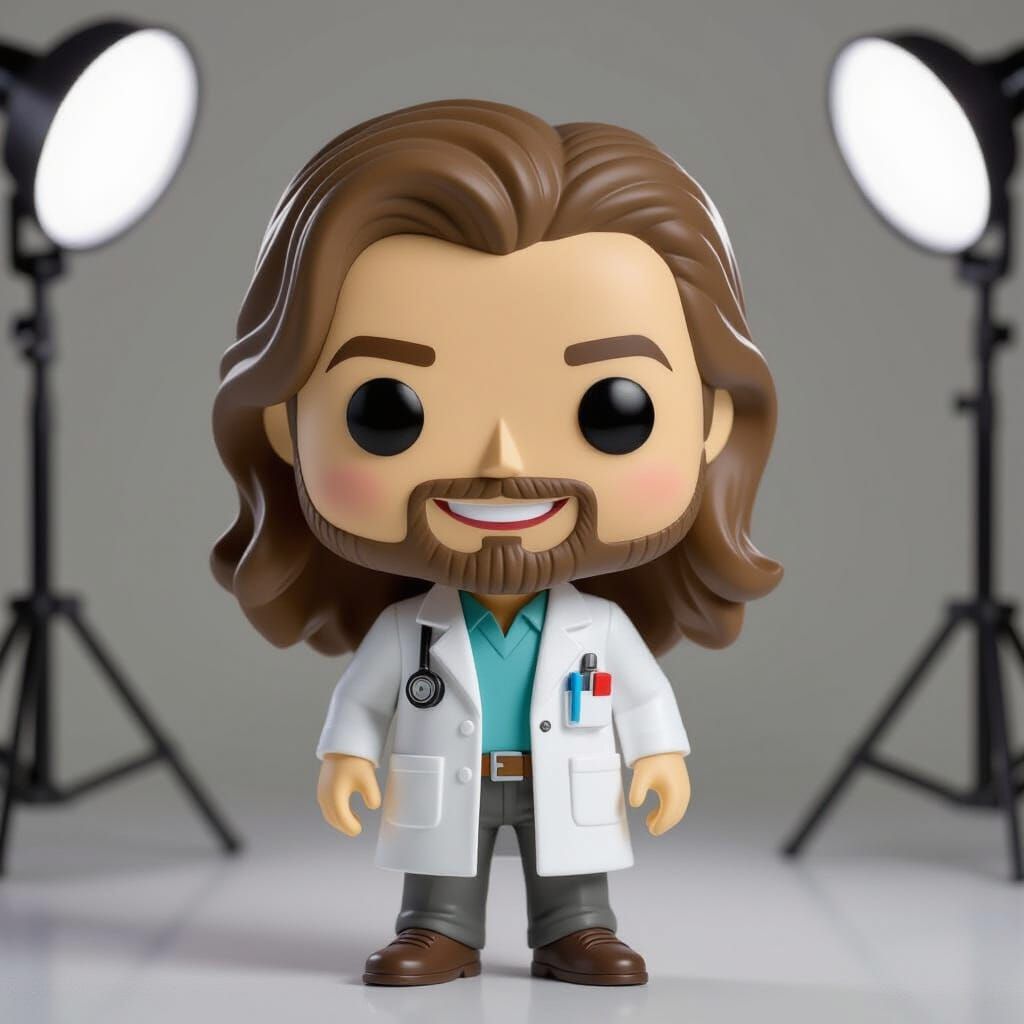 Custom Funko Pop: Mischievous Scientist with Lab Coat
