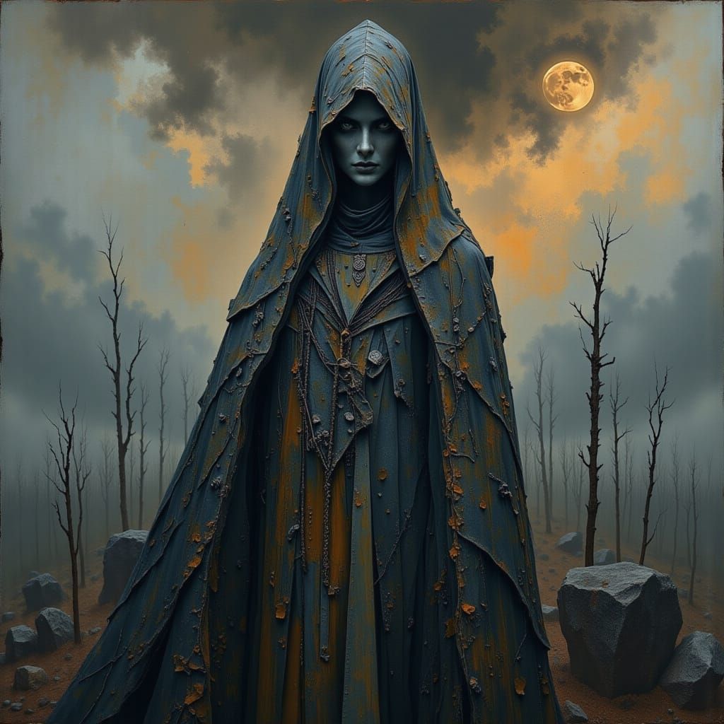 Dark Portrait Evokes Missing Persons Theme