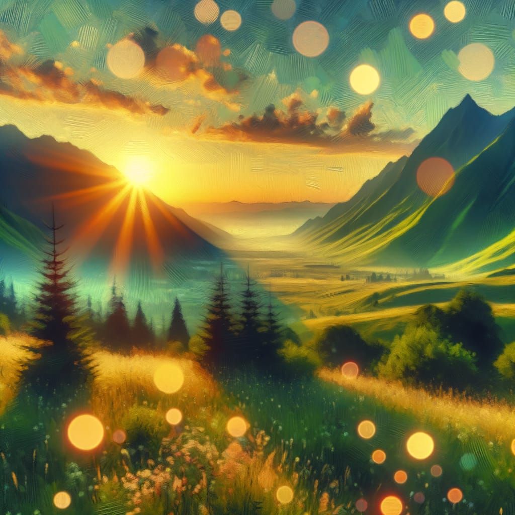 The great valley of the mountains