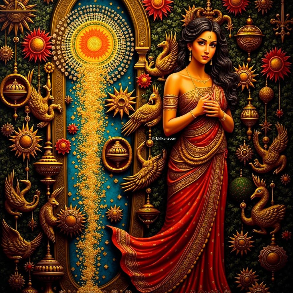 Masterpiece Painting of Beauty and Truth