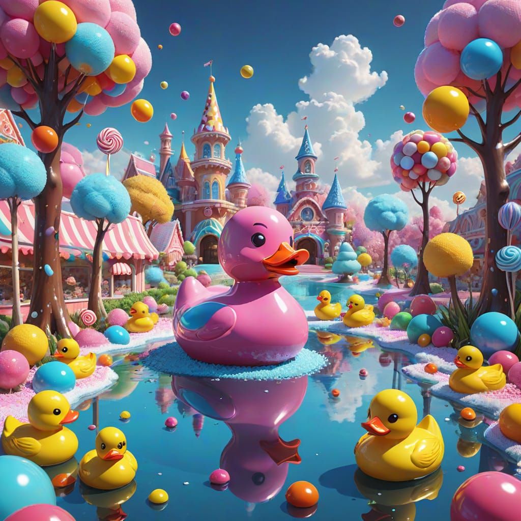 Vibrant Wonderland of Whimsy and Wonder