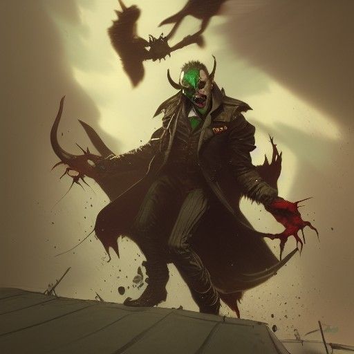 Jokers Clash: A Dark Fantasy Concept Art