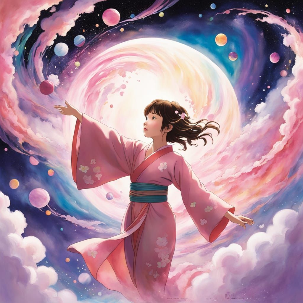 Spirited Away Movie Poster Reimagined with Chihiro