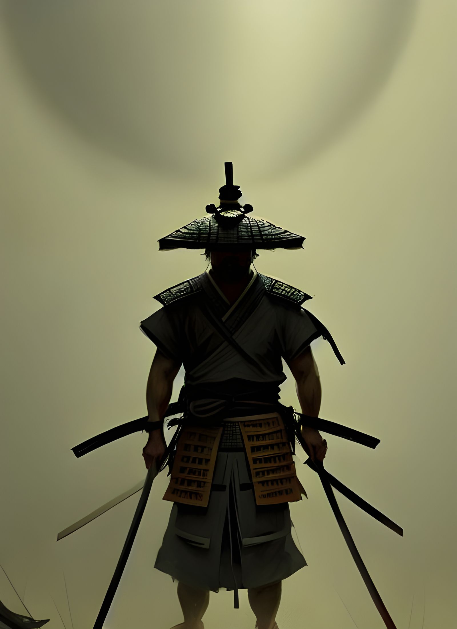 Samurai's Lost Honor: Hyperrealistic Concept Art