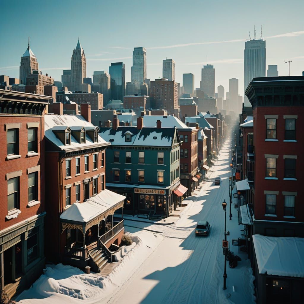 Winter Wonderland in Edmonton, Canada - Cinematic Film Still