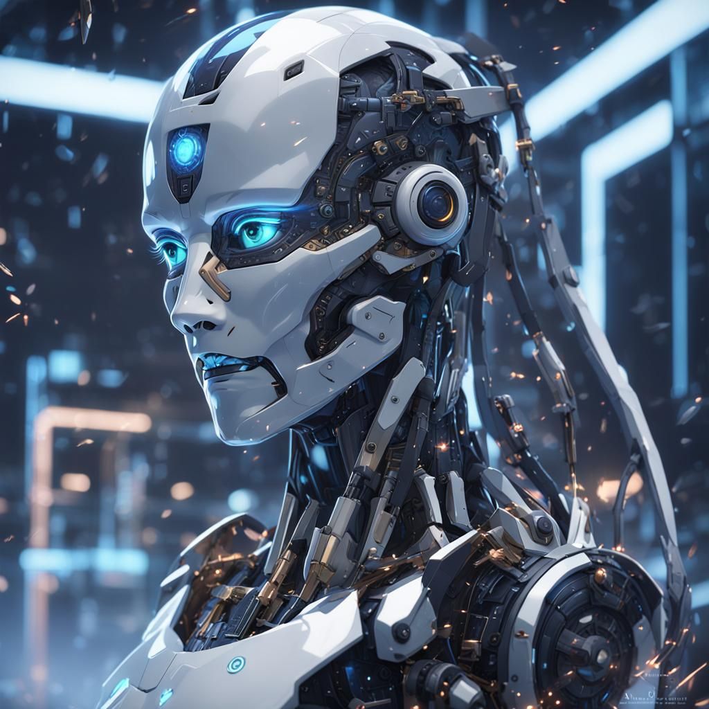 Detailed AI Anime Art Inspired by WLOP