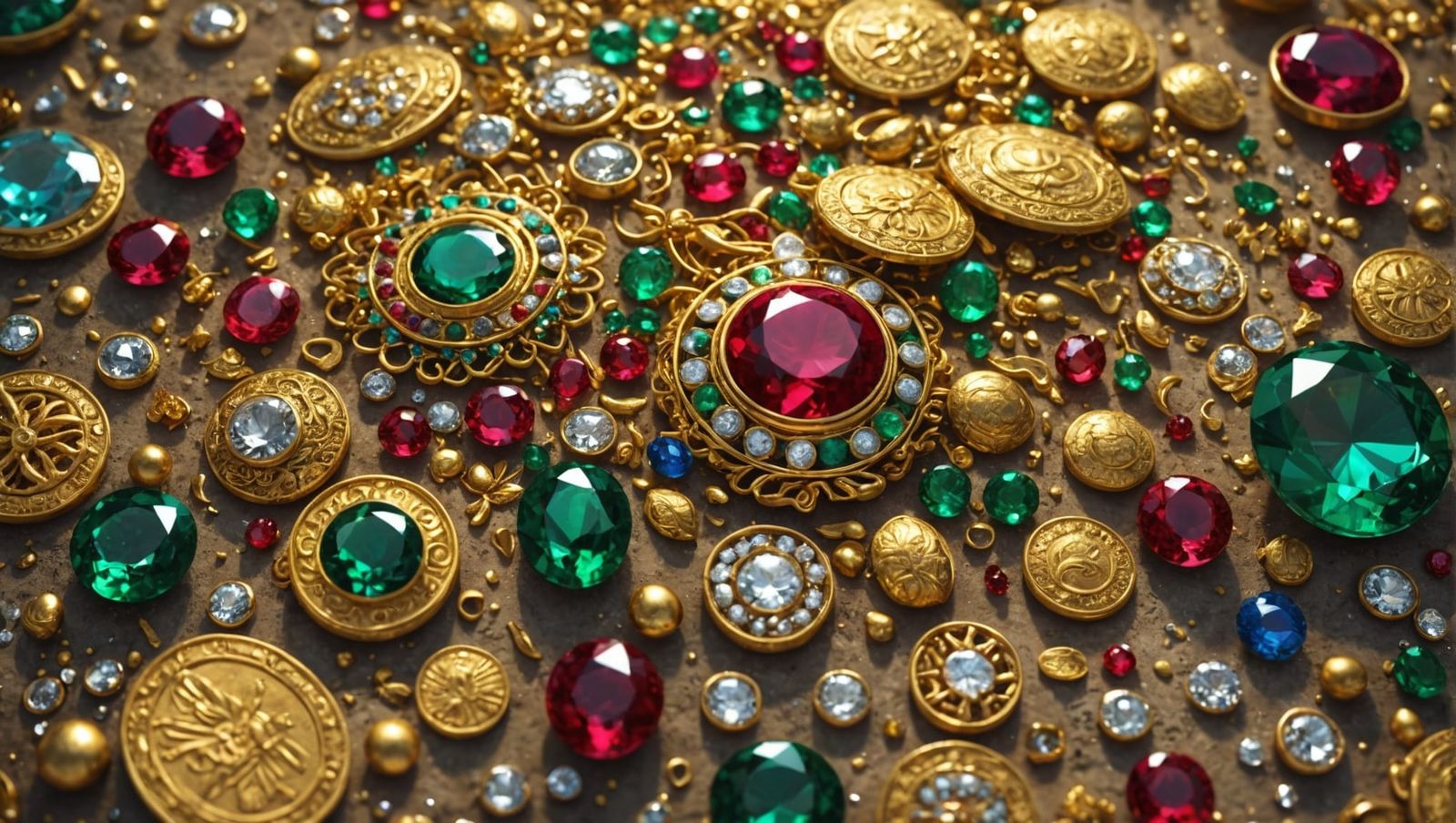 Golden Jewels and Coins Washed Ashore