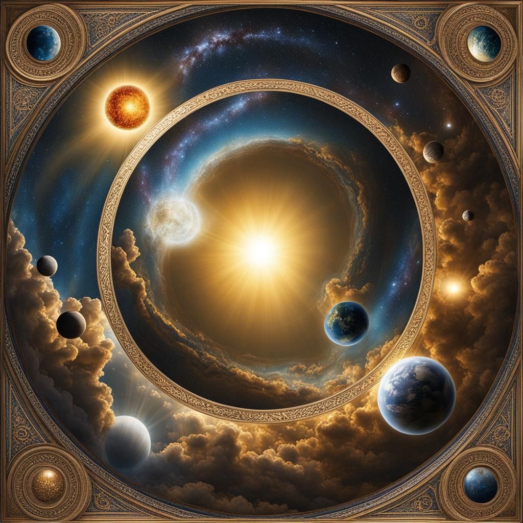 Genesis Creation: Earth, Heaven, Light and Darkness