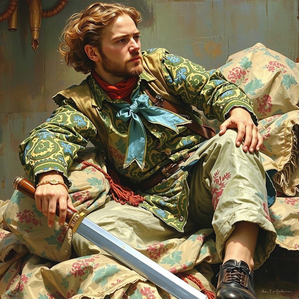 Classic Portrait in the Style of Howard Chandler Christy