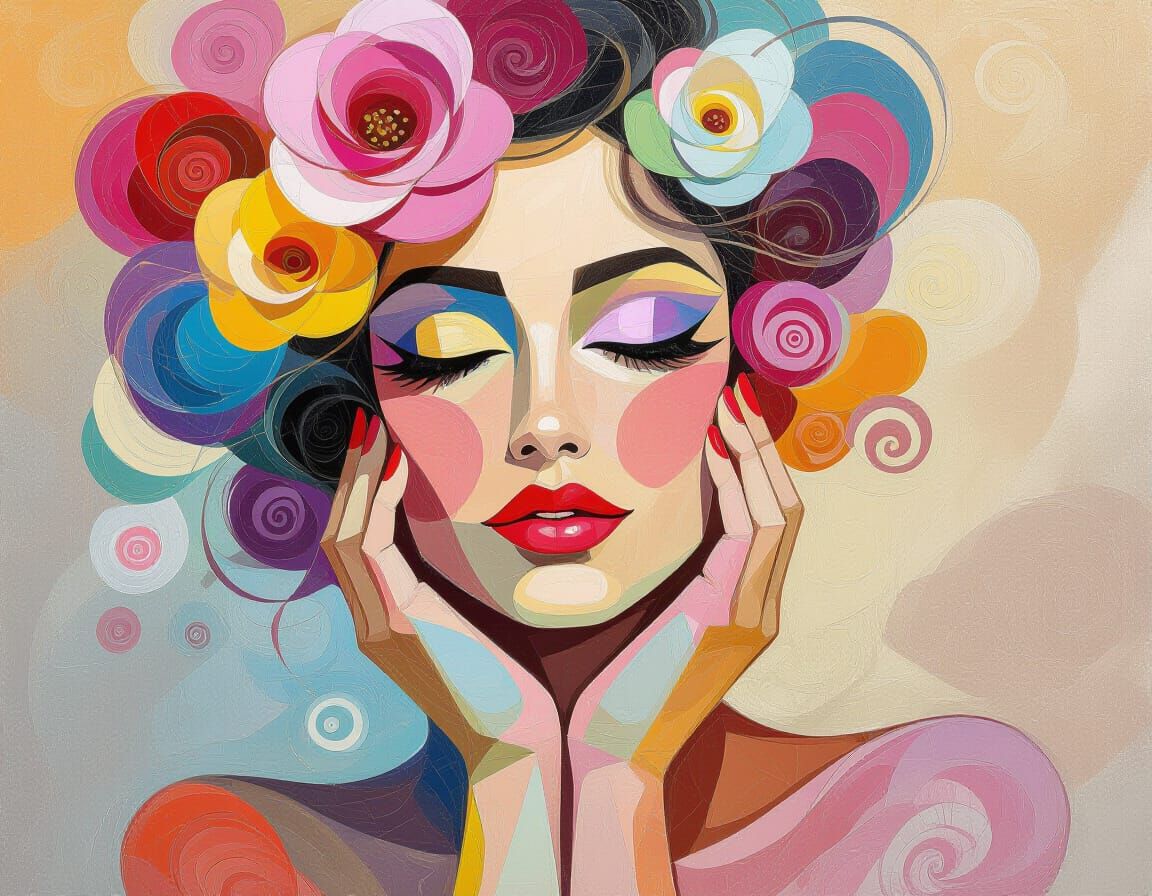 Living Art: Woman Made of Sugar and Spice