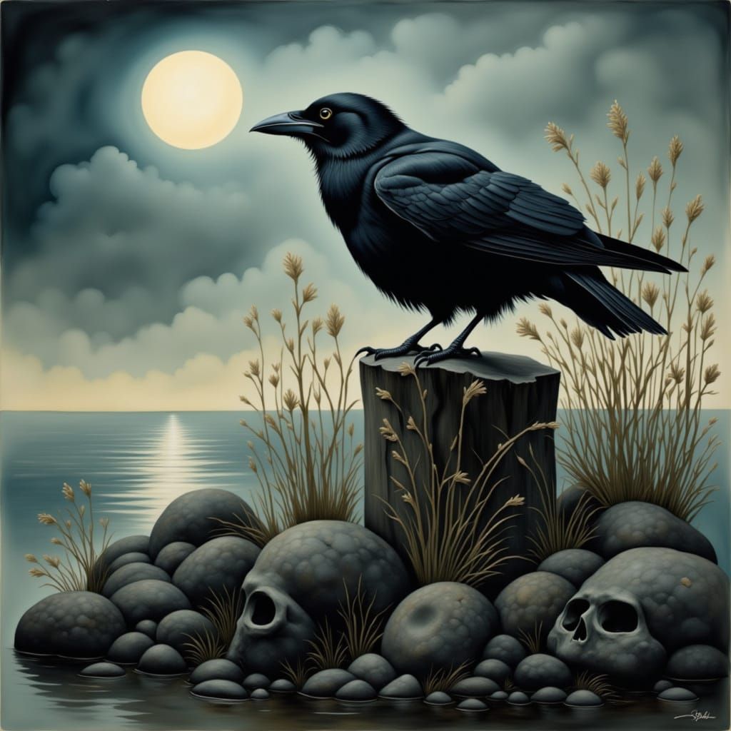 Death on the Horizon: A Dark and Unsettling Scene