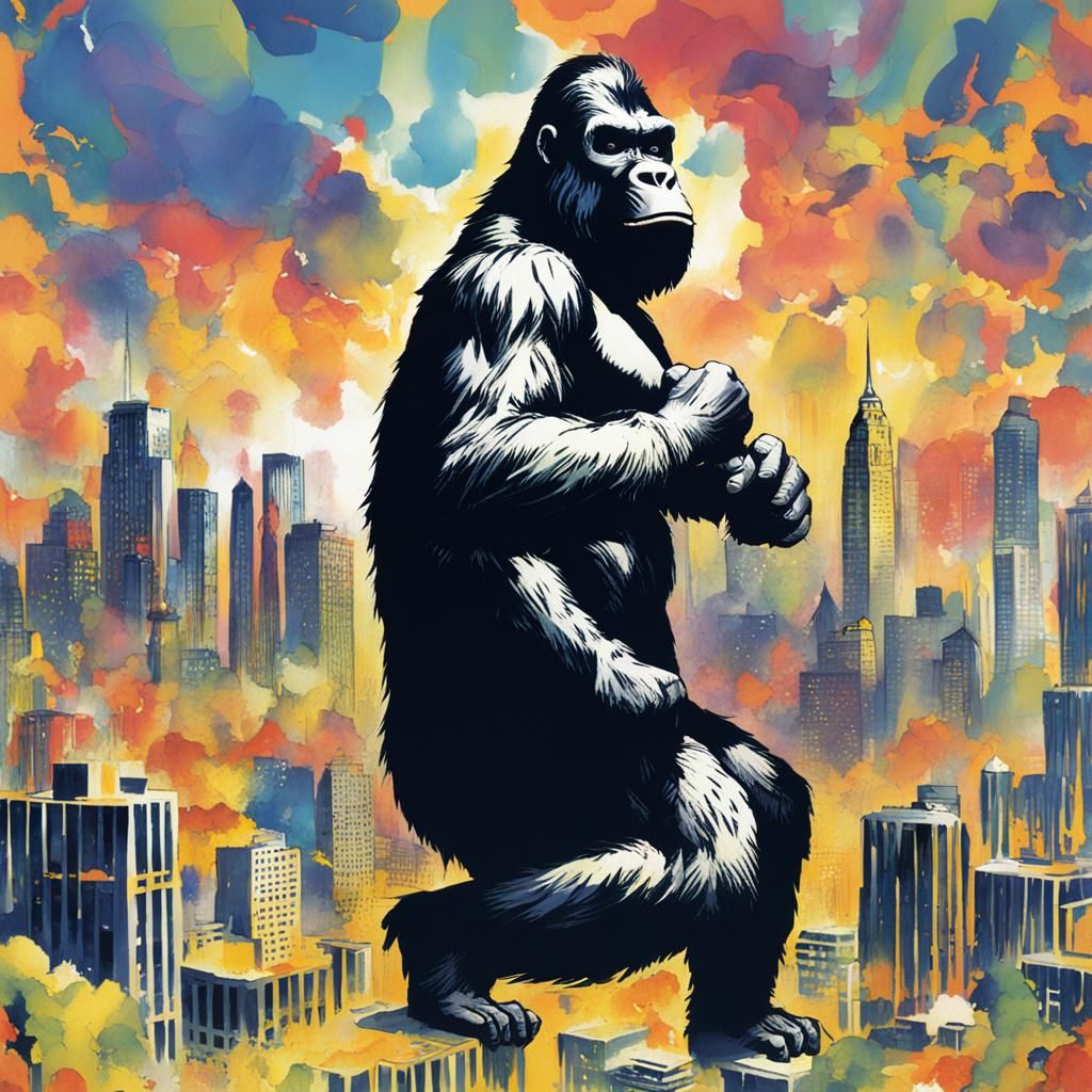 Stylized Image of King Kong