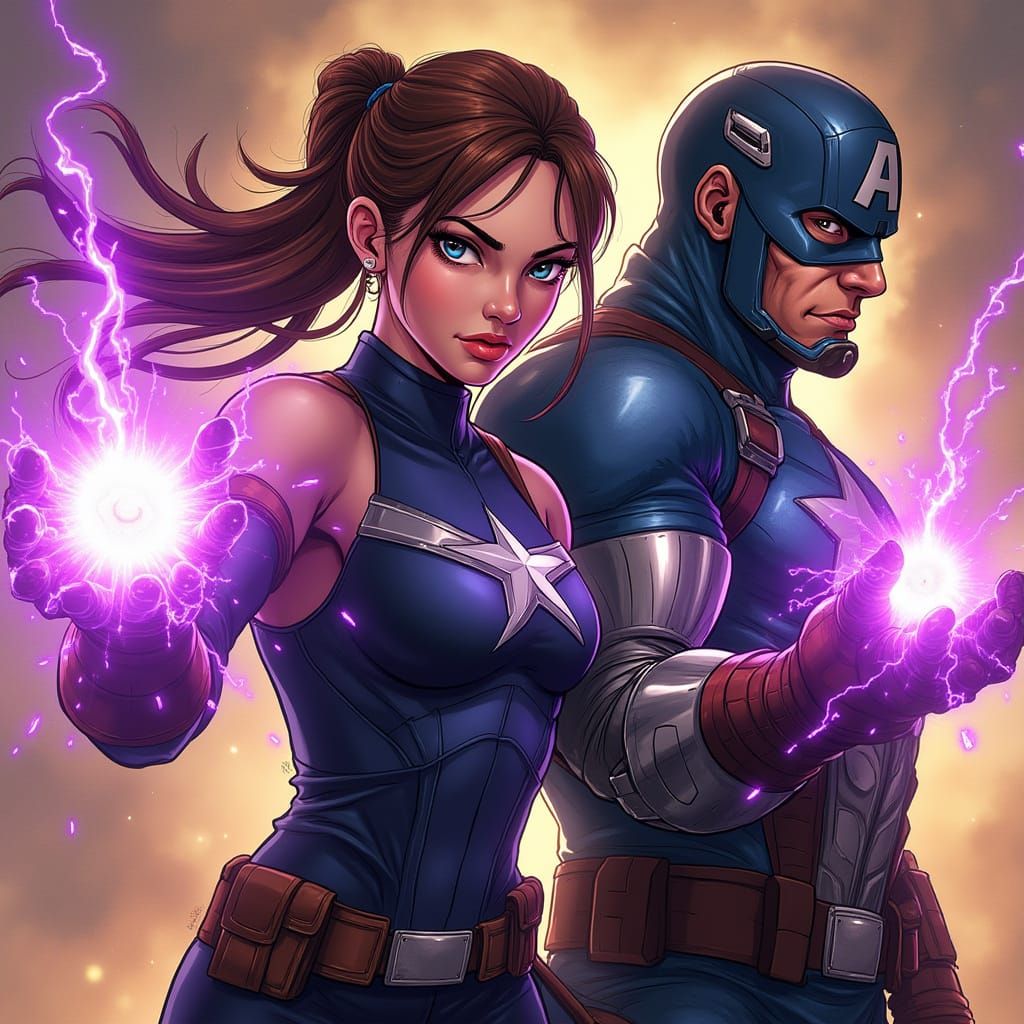 Heroic Girl Unleashes Electrokinetic Powers Beside Winter So...