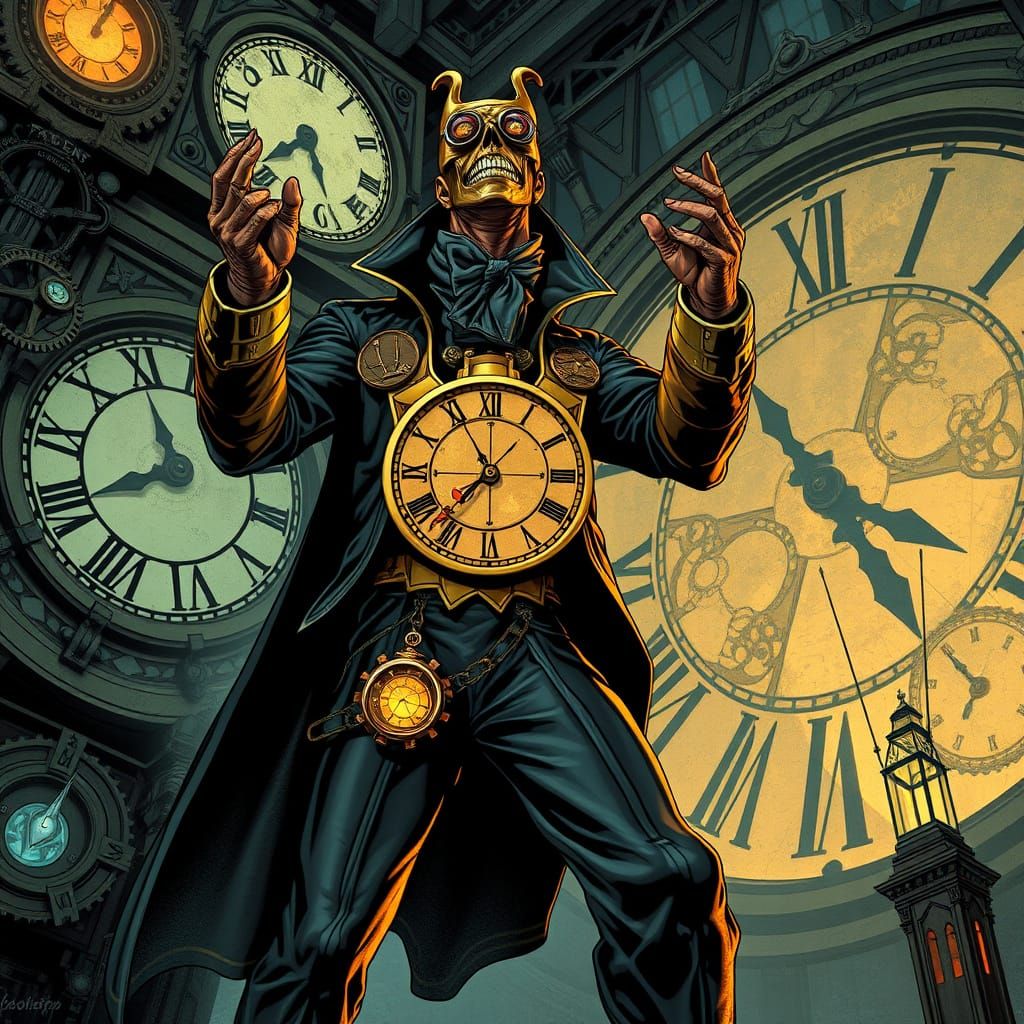 Dr. Chronos: Time-Bending Villain in Clockwork City