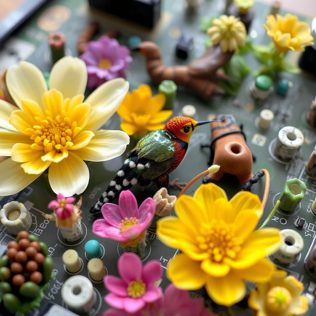 Organic Motherboard: Flora and Fauna