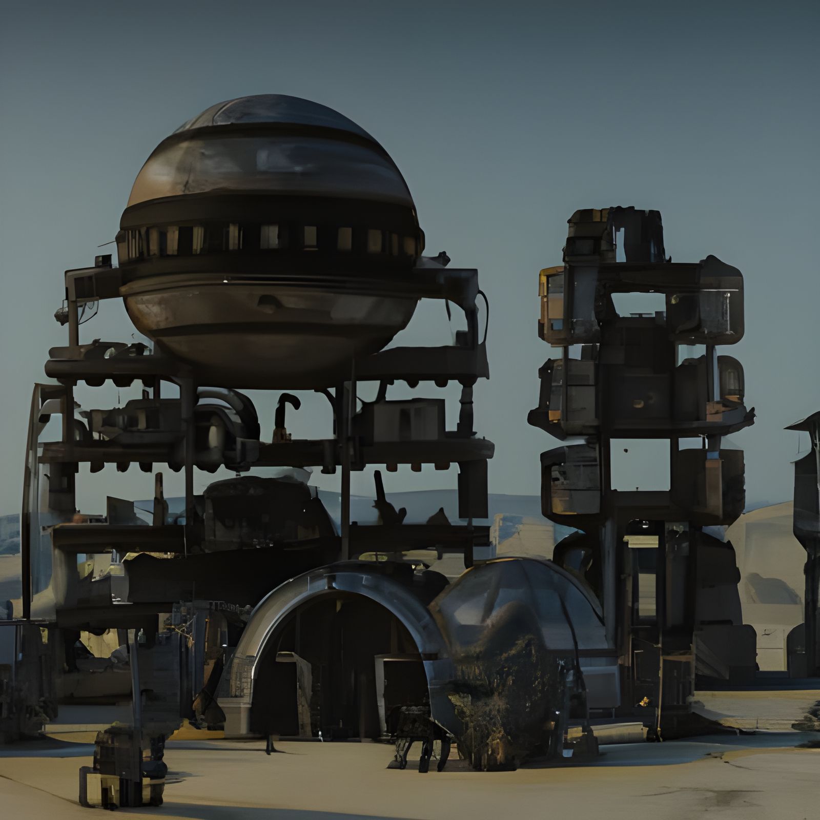 Post-Apocalyptic Star Wars War Machine Factory