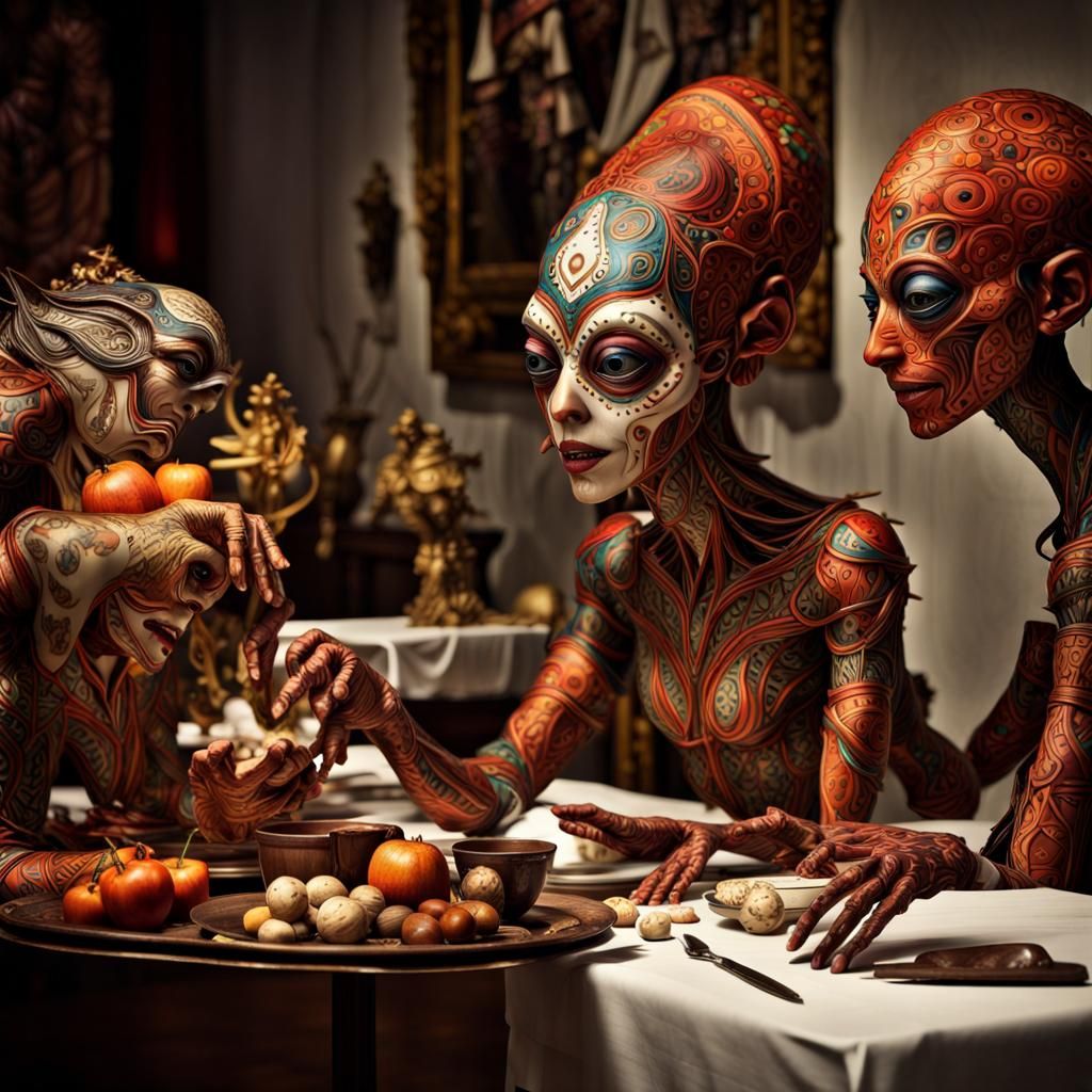 Photorealistic Aliens: Beautiful, Strange, and Complex