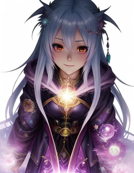 Anime Key Visual of Magical Fantasy Scene