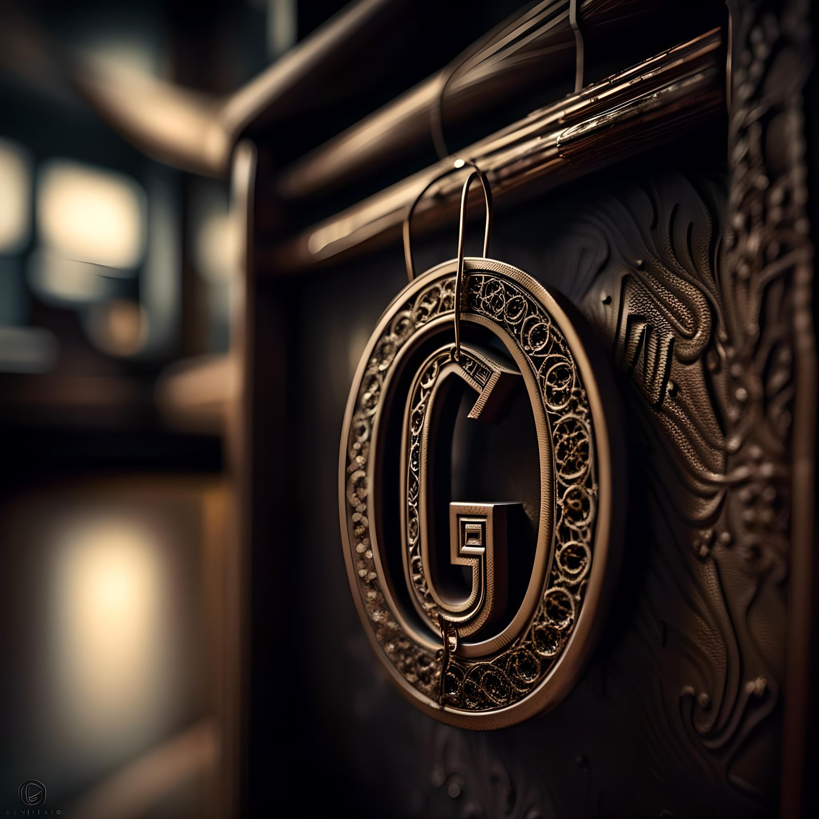 Letter G in G-String: Hyperrealistic Rendering